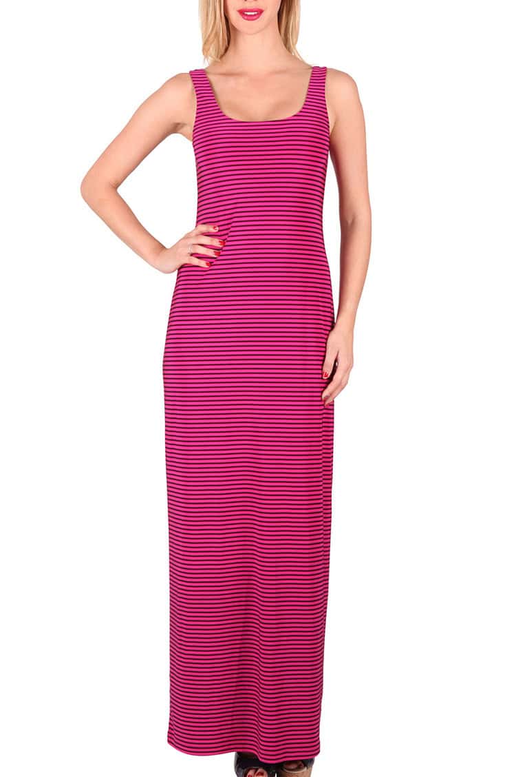 Deep scoop 2025 neck dress